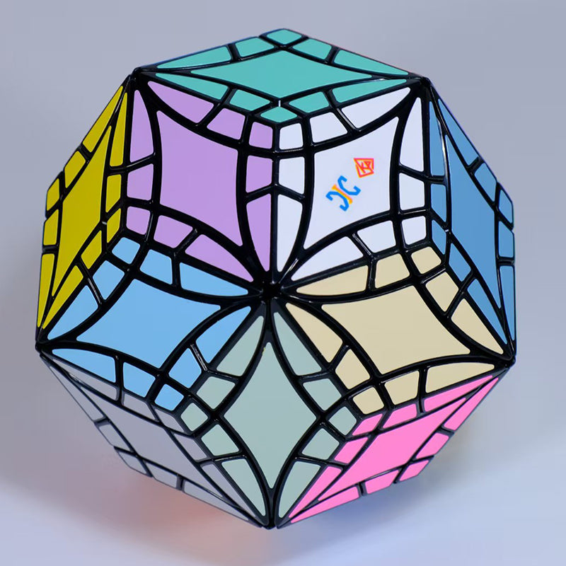 Rompecabezas Kairis con cara curvada, rombo giratorio, triacontaedro Plus