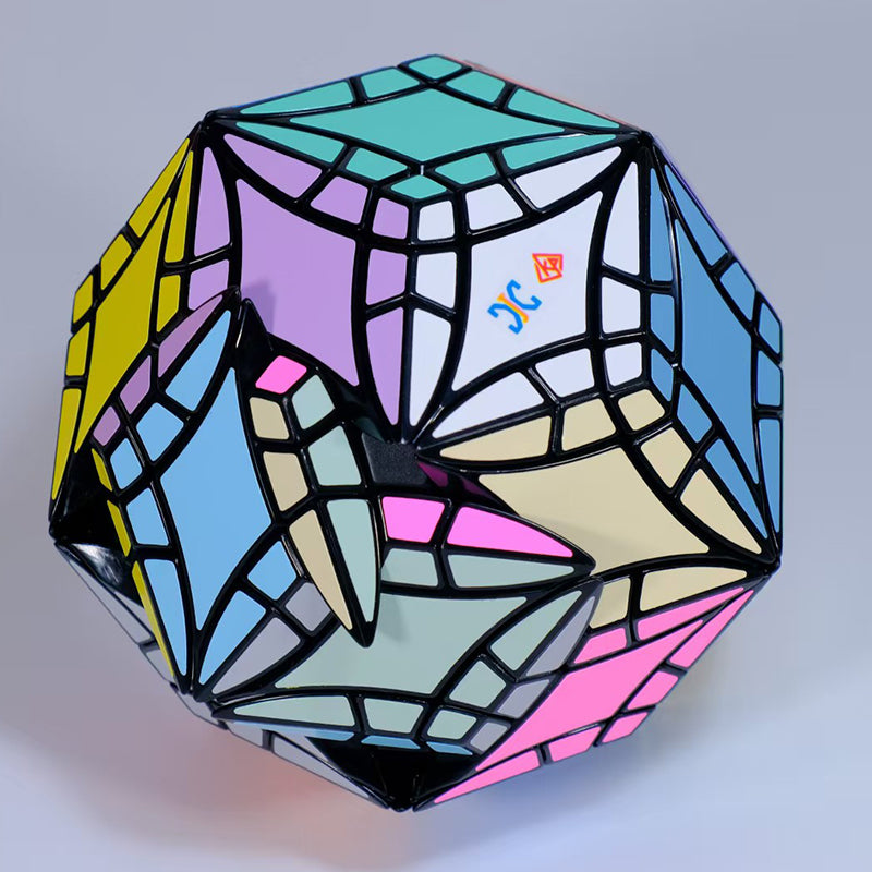 Rompecabezas Kairis con cara curvada, rombo giratorio, triacontaedro Plus