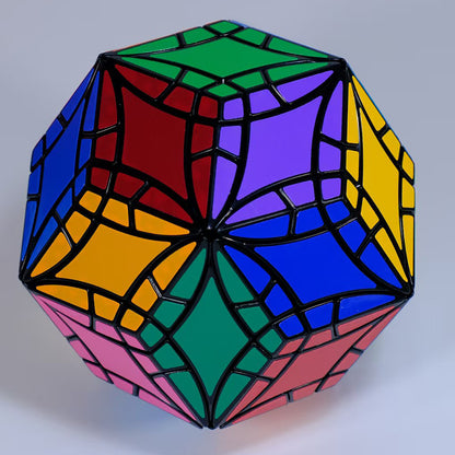 Rompecabezas Kairis con cara curvada, rombo giratorio, triacontaedro Plus