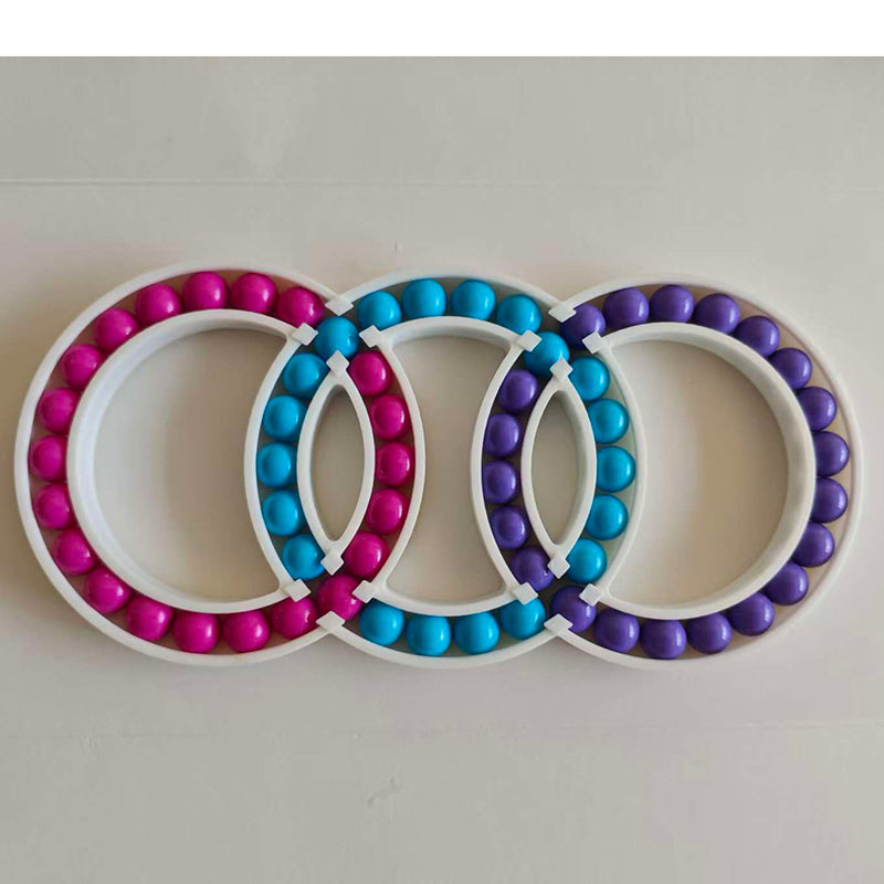 Hungary Triple Rings Puzzle (3D printed)