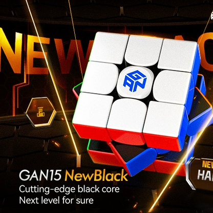 Gan15 New Black 3x3 Maglev UV