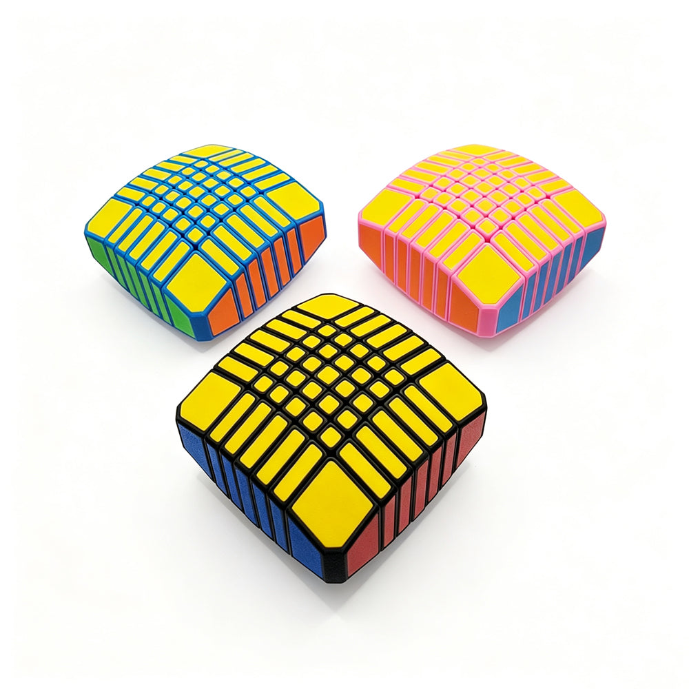 ZePuzzles 1x7x7 Floppy cube (Premium 3D Printed Edition)