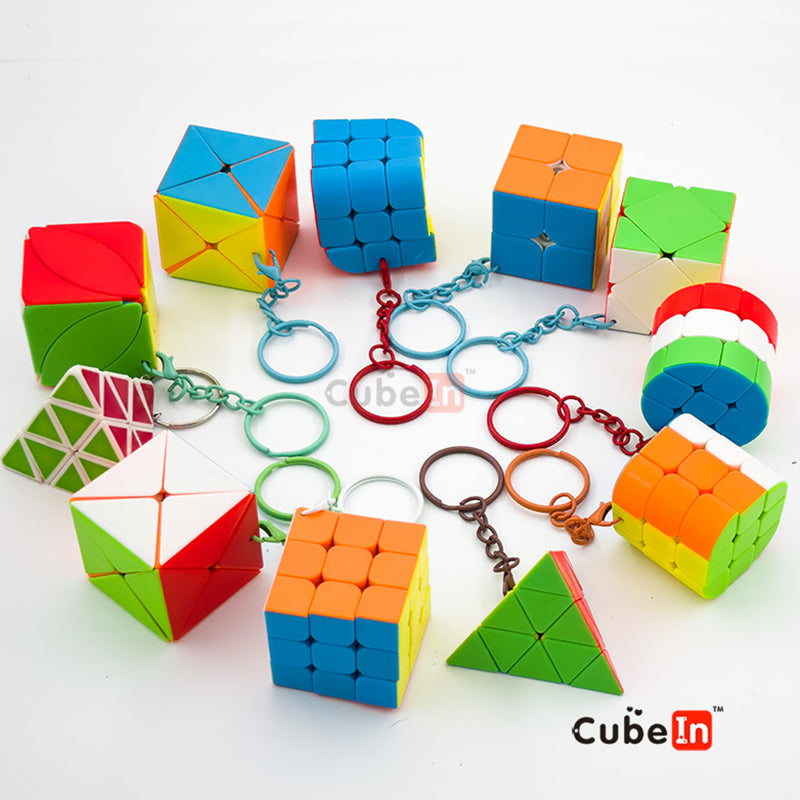 Creative Mini Cube Keychain Series - Ultimate EDC Fidget Puzzle Collection (3.5cm)