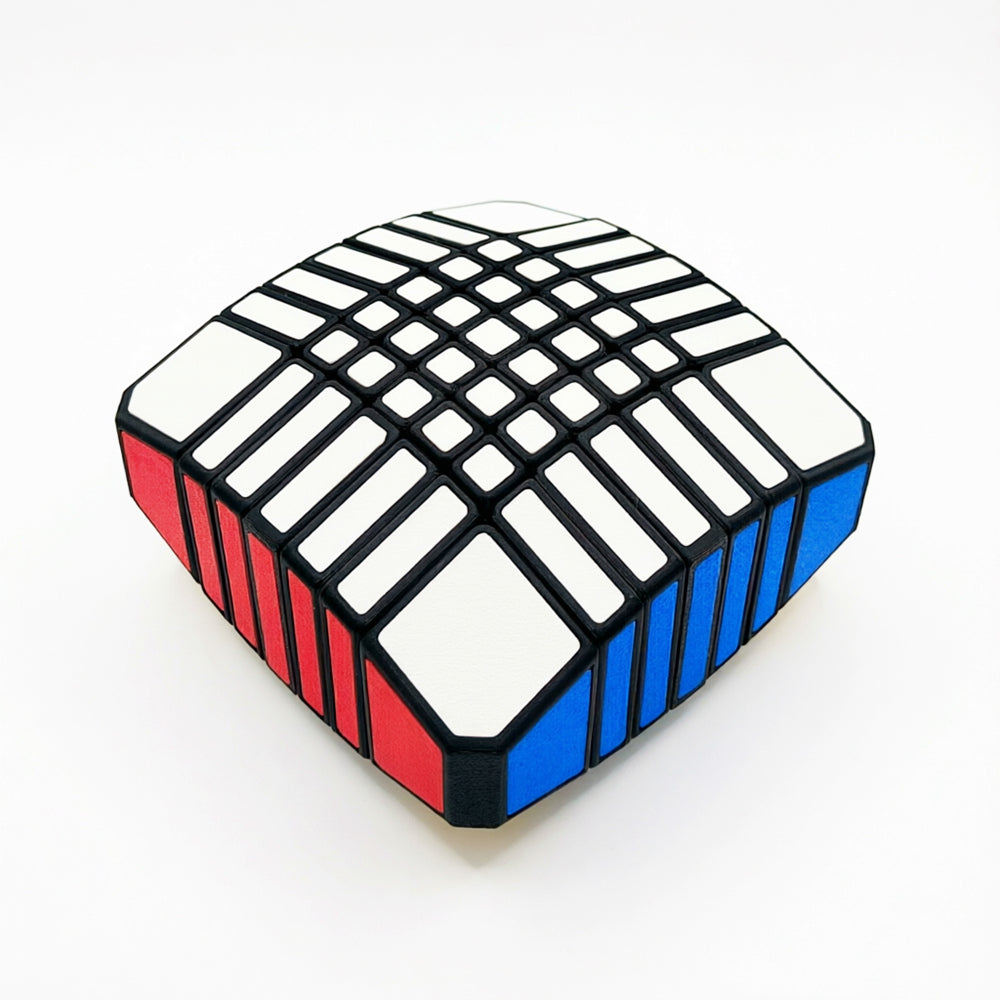 ZePuzzles 1x7x7 Floppy cube (Premium 3D Printed Edition)