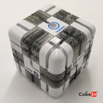 Quebra-cabeça de rolamento de cubo 3x3 Maze 3D com bola de aço