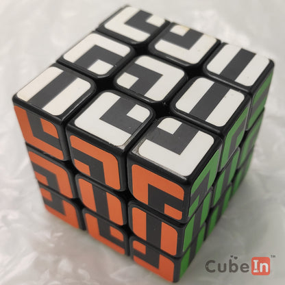 CubeTwist 3x3 con Laberinto Pegatina 