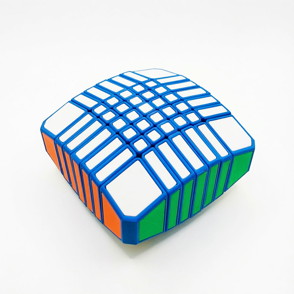 ZePuzzles 1x7x7 Floppy cube (Premium 3D Printed Edition)