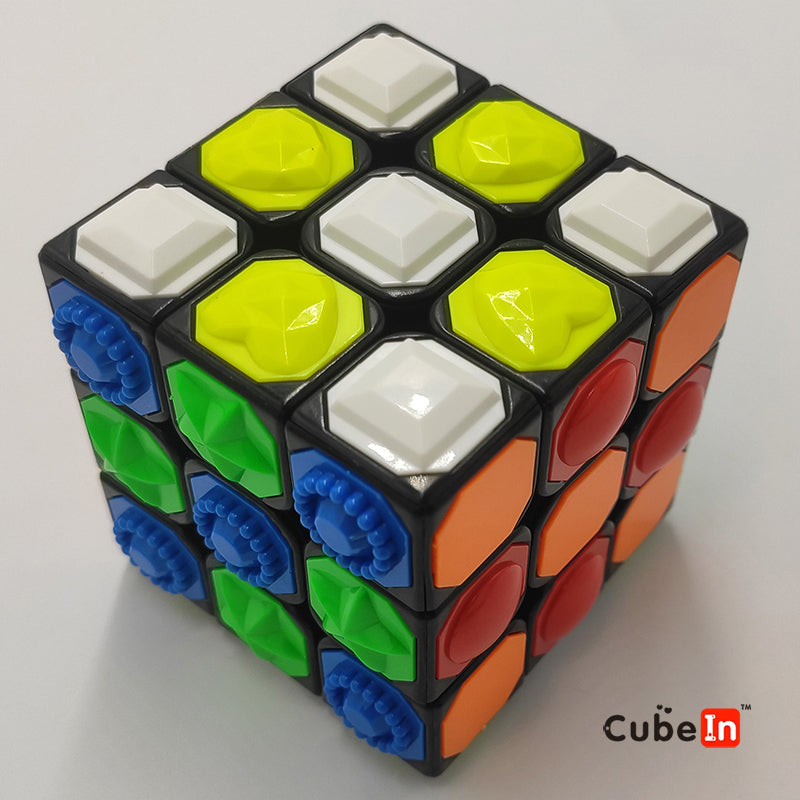 Yongjun 3x3 Blind Touch Cube Tiled