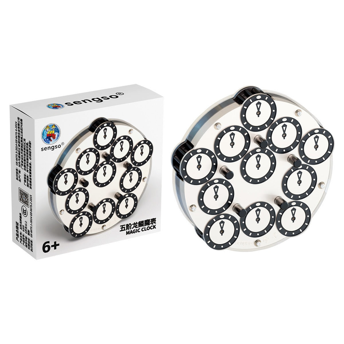 Магнитные часы Sengso Dragon Scales 4x4