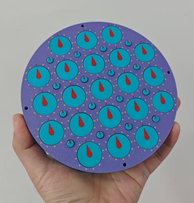 Cube4you 5x5 Unicycle Magnetic Clock (3D Printed)