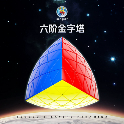 Cubo Pyraminx Sengso 6x6 