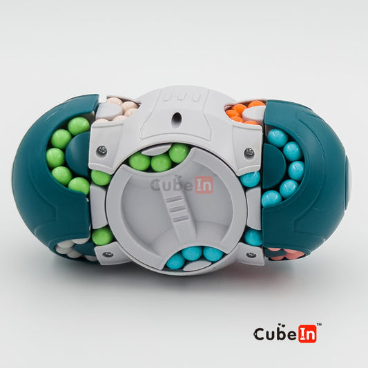 Puzle de cuentas giratorias OVNI de ocho lados 3D - Variante de anillos húngaros multieje