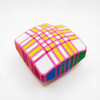 ZePuzzles 1x7x7 Floppy cube (Premium 3D Printed Edition)