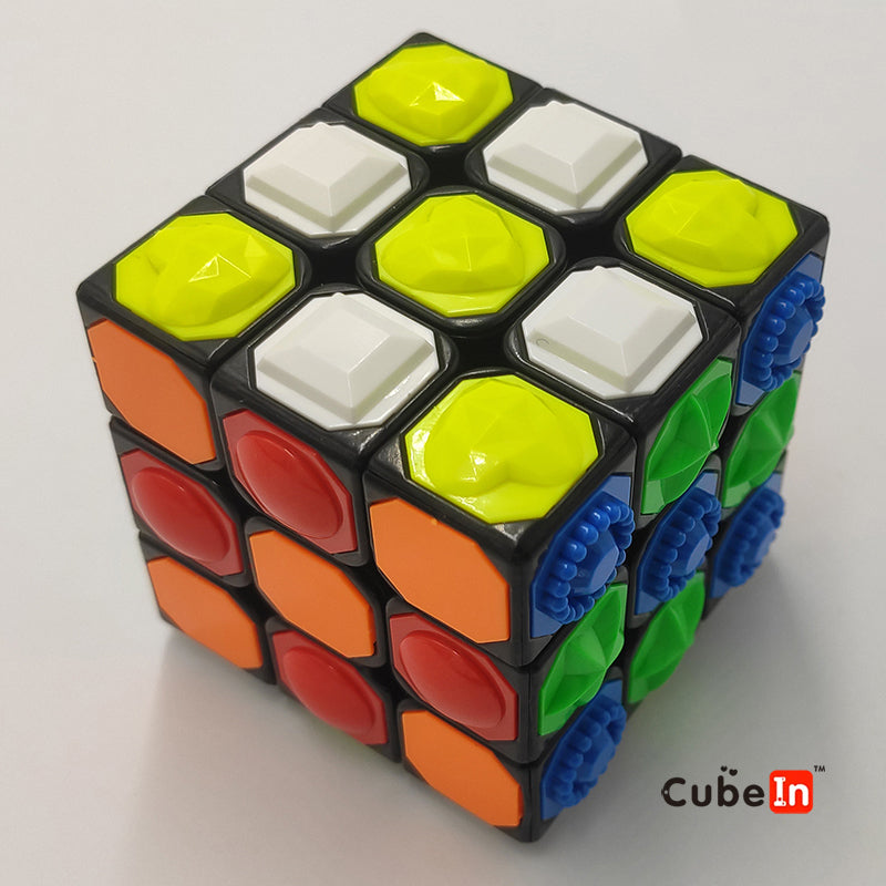 Yongjun 3x3 Blind Touch Cube Tiled