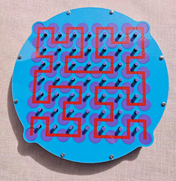 Cube4you 8x8 Magnetic Clock (3D Printed)