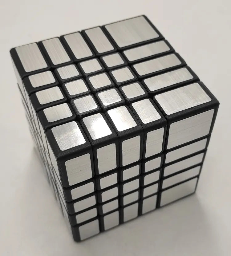 3D Printed 5x5 Mirror Cube - CubeIn