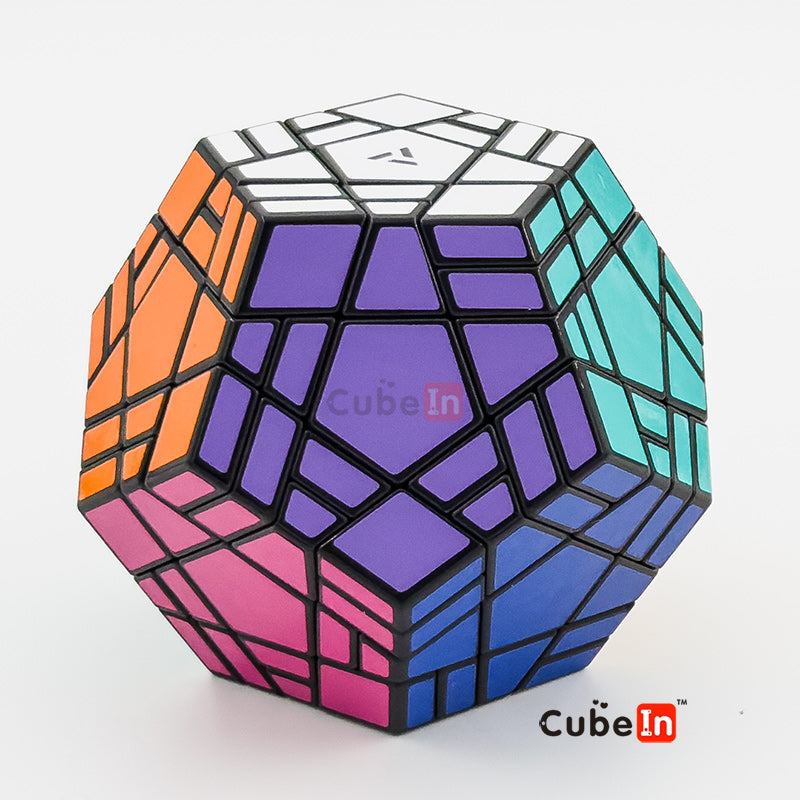 AJ Split Megaminx Cube - Advanced Dodecahedron Designer Shape-Mod
