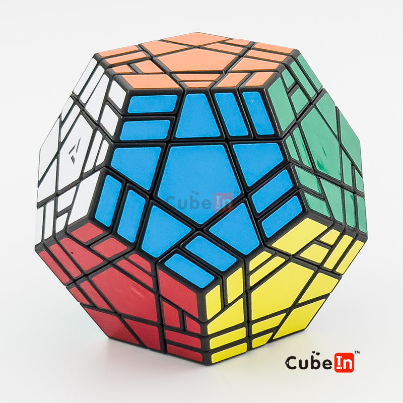 AJ Split Megaminx Cube - Advanced Dodecahedron Designer Shape-Mod
