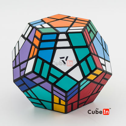 AJ Split Megaminx Cube - Advanced Dodecahedron Designer Shape-Mod