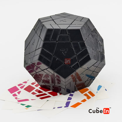 AJ Split Megaminx Cube - Advanced Dodecahedron Designer Shape-Mod