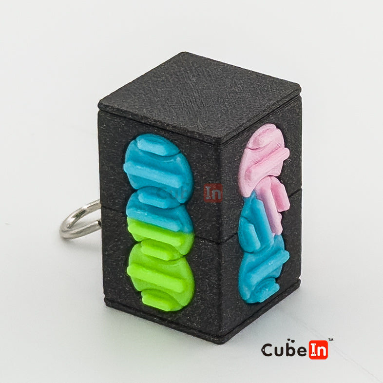 Quebra-cabeça 1x1x2 impresso em 3D