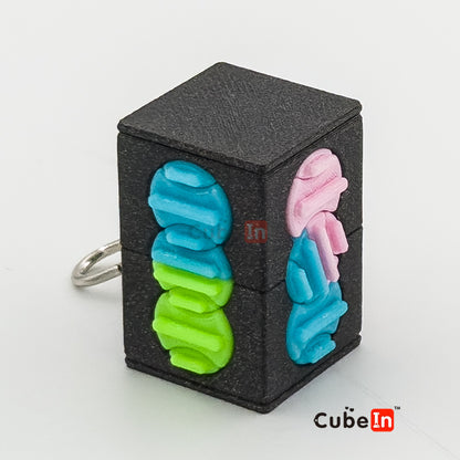 Quebra-cabeça 1x1x2 impresso em 3D