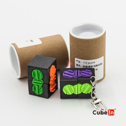 Quebra-cabeça 1x1x2 impresso em 3D