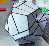 Xi Ghost Megaminx SQ Puzzle 3D printed MOD