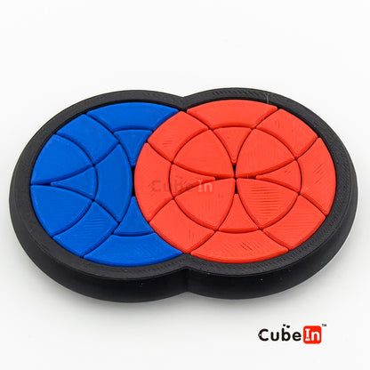 Cube4you Crazy Lotica Puzzle - Elite 3D-Printed Concentric Intersecting Circle