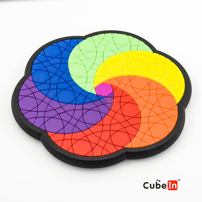Cube4you Rainbow Arecibo Plus Puzzle -Complex Intersecting  Logic Puzzle