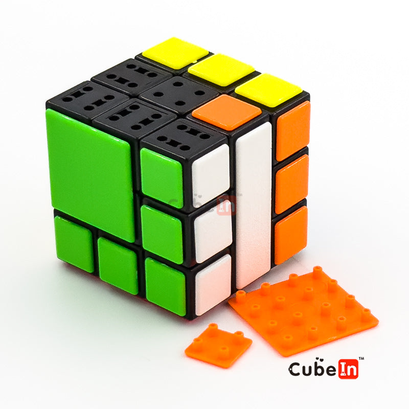 Набор для самостоятельной сборки кубика CubeTwist Bandaged Cube, стандартное издание.