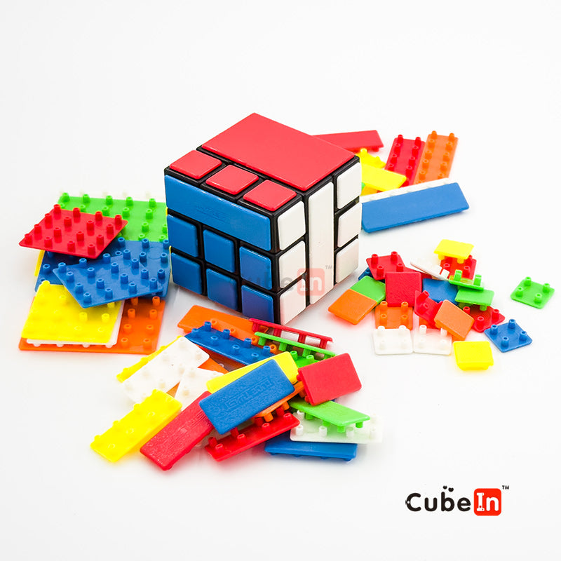 Набор для самостоятельной сборки кубика CubeTwist Bandaged Cube, стандартное издание.