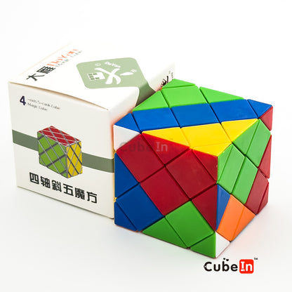 Cubo DaYan Master F Skewb - Asimétrico de 4 ejes y 5 rangos