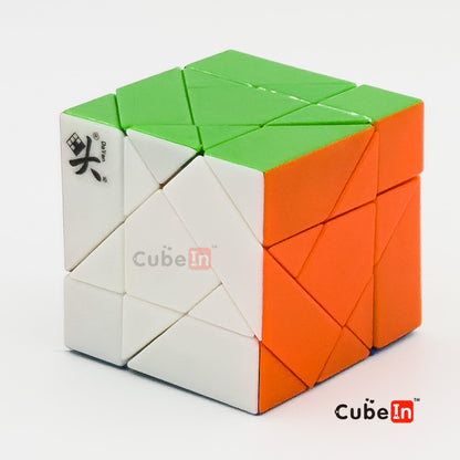 Dayan Extreme Tangram Cube - 6.15cm Multi-Axis Geometric Twisty Puzzle
