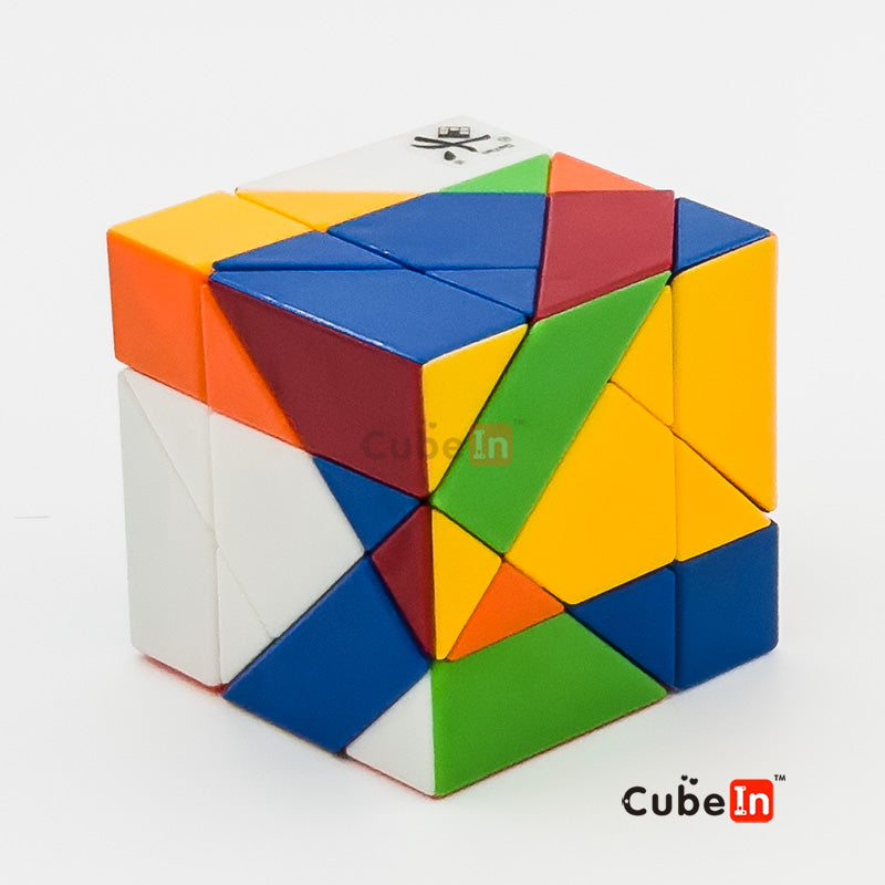 Dayan Extreme Tangram Cube - 6.15cm Multi-Axis Geometric Twisty Puzzle