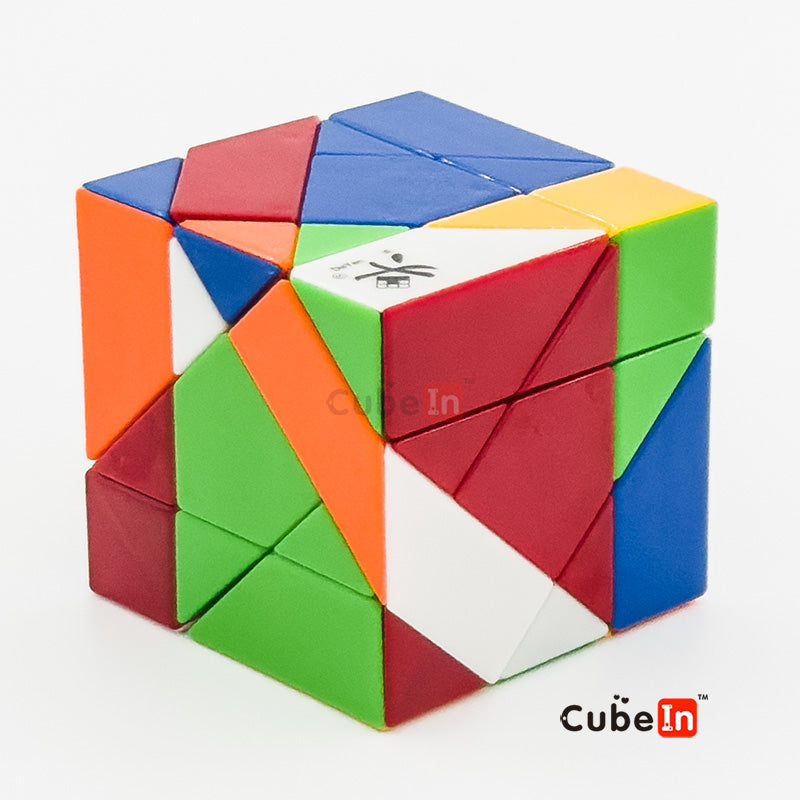 Dayan Extreme Tangram Cube - 6.15cm Multi-Axis Geometric Twisty Puzzle