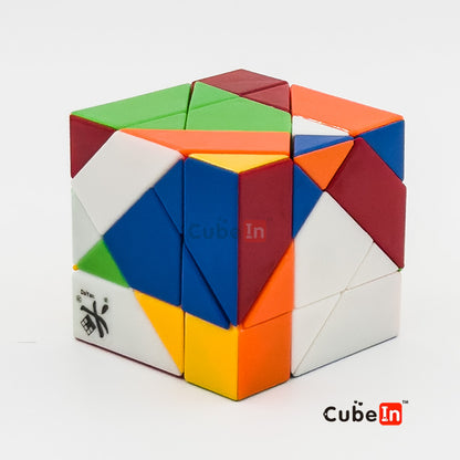 Dayan Extreme Tangram Cube - 6.15cm Multi-Axis Geometric Twisty Puzzle