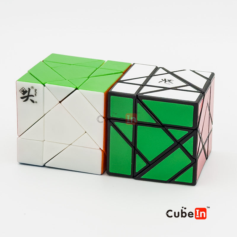 Dayan Extreme Tangram Cube - 6.15cm Multi-Axis Geometric Twisty Puzzle