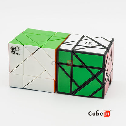 Dayan Extreme Tangram Cube - 6.15cm Multi-Axis Geometric Twisty Puzzle