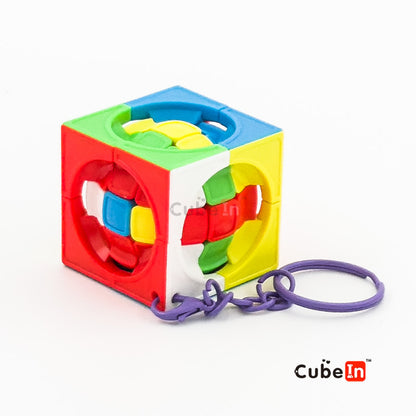 Serie de llaveros creativos Mini Cube - Colección definitiva de puzles antiestrés EDC (3.5cm)