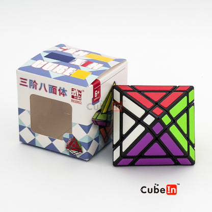 Фасинь 3x3 Октаэдр, выложенный плиткой