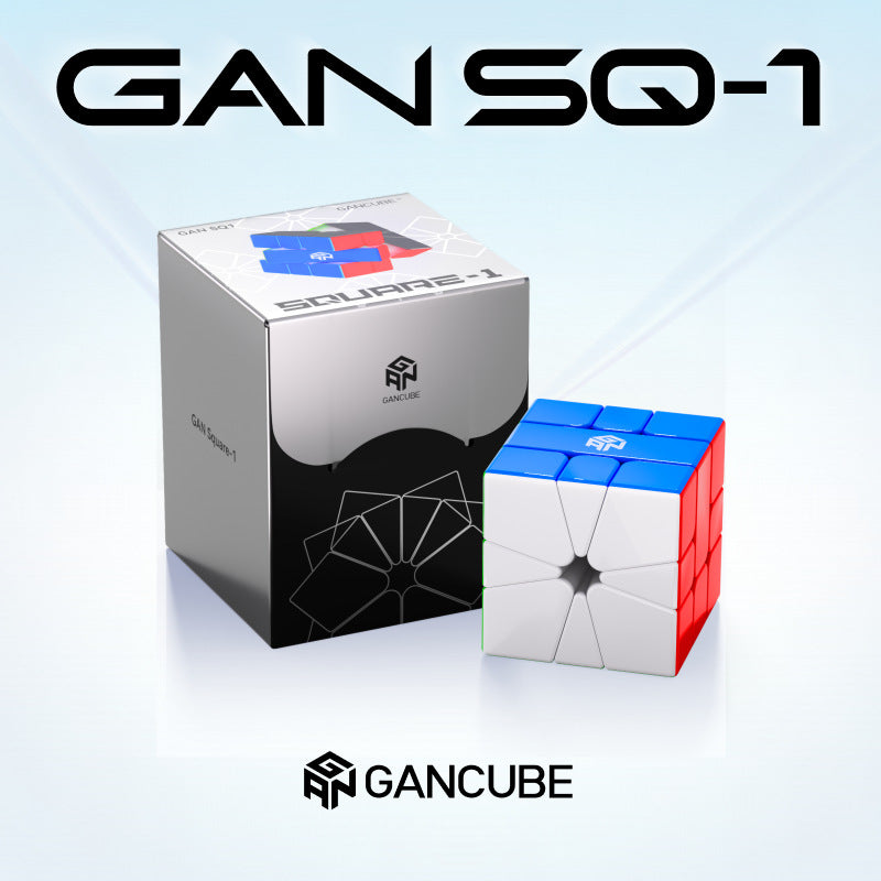 GAN SQ-1 Magnetic Maglev Speed Cube - Black Top, UV Coated