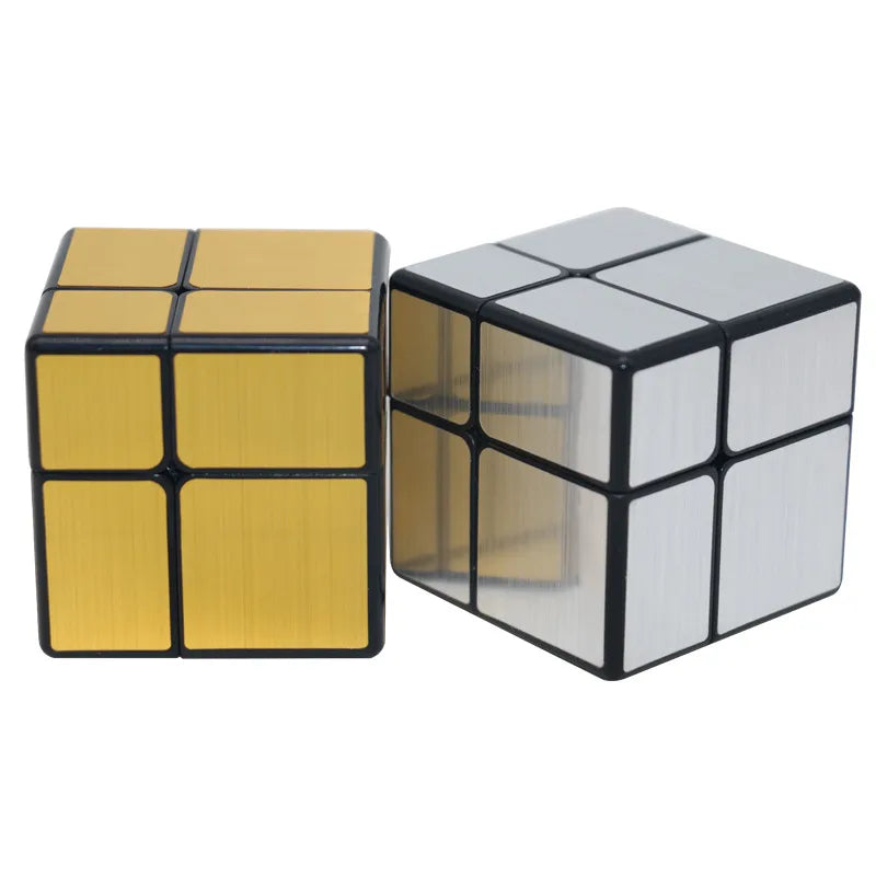 Qiyi 2x2 Mirror Cube gold/silver