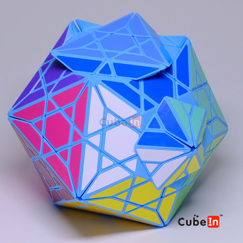 Kairis Hexgram Icosahedron showing face and corner turning logic
