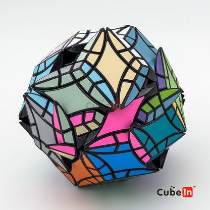 Kairis Puzzle Curvy Face Turning Rhombus Triacontahedron Plus