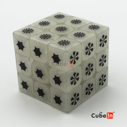 Ziina Flower Cube 3x3 (Glow In the Dark)