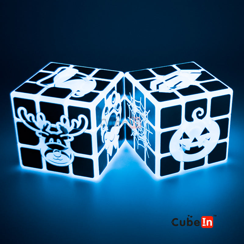 Ziina Halloween Cube 3x3 (Glow In the Dark)