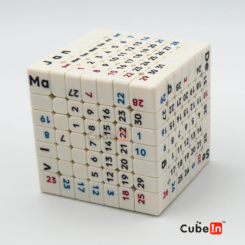 7x7 Magnetic Calendar Cube (Free Shipping)