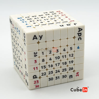 7x7 Magnetic Calendar Cube (Free Shipping)