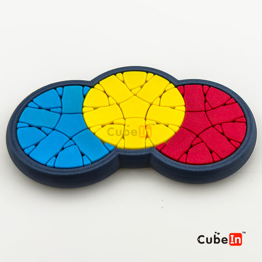 Cube4you Fragmentation Ring 3 Circles Puzzle